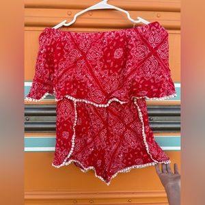 Rue21 Bandana Print Romper